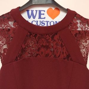 Brand new Burgundy Express dress!
